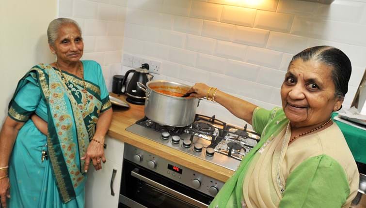Residents say thank you with a celebration meal