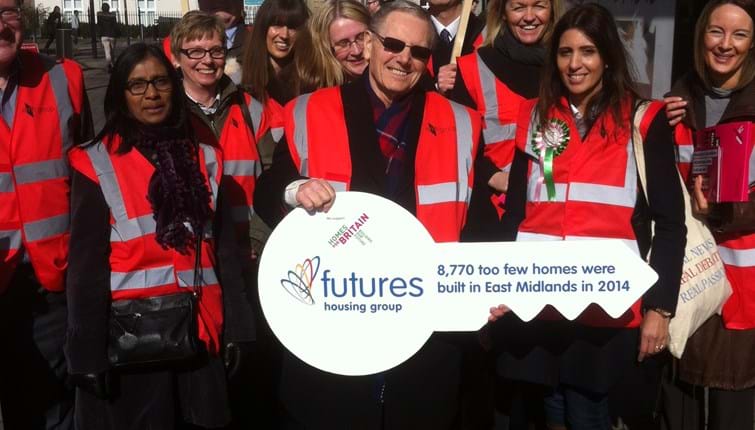 emh group join Leicester rally to support national Homes for Britain campaign