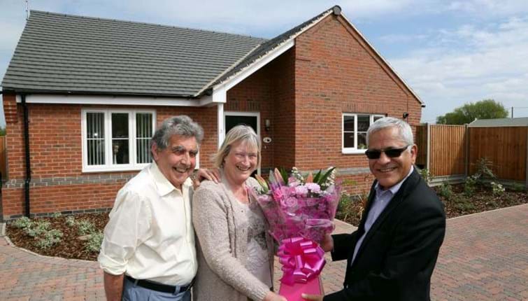 New rural homes enable couple to return to village