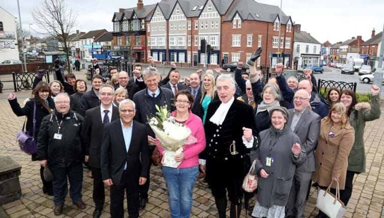 High Sheriff opens new homes in Coalville